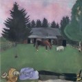 Der Dichter Liegender Zeitgenosse Marc Chagall